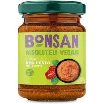 Bonsan Organic Vegan Red Pesto 130g