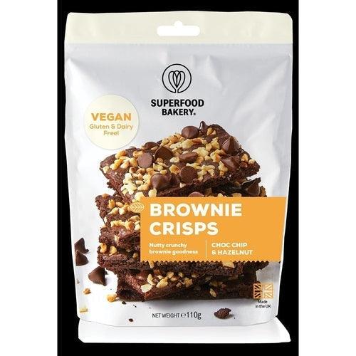 Brownie Crisps Double Choc Chip & Hazelnut 110g