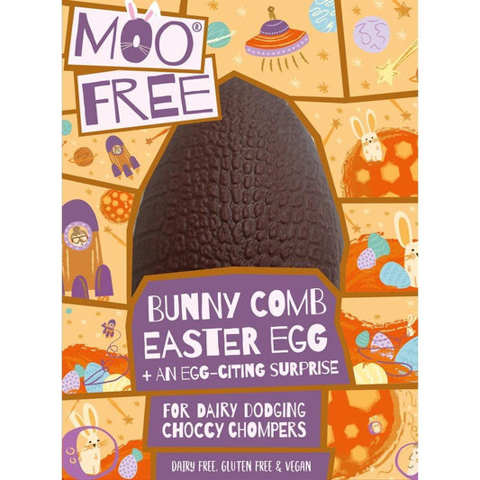 Bunnycomb Egg with Choccy Chum Bar 95g