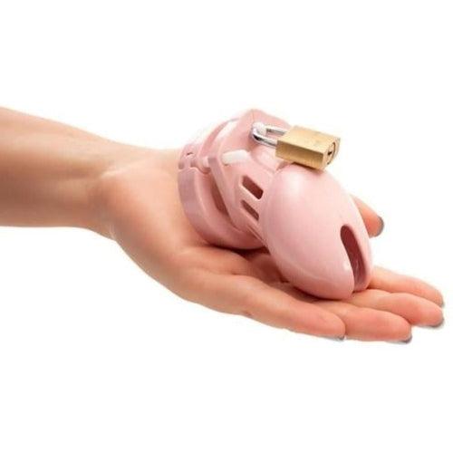 CB-6000 Chastity Cock Cage - Pink