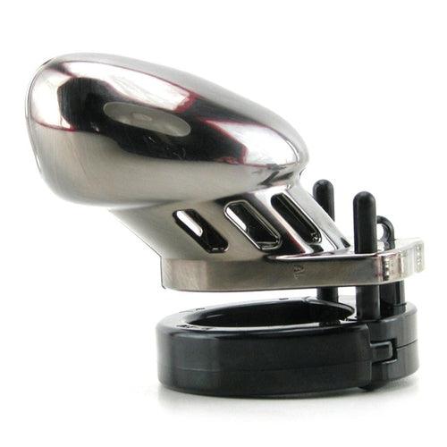 CB-6000S Chastity Cage - Chrome - 35 mm
