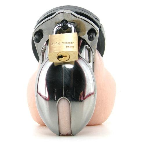 CB-6000S Chastity Cage - Chrome - 35 mm