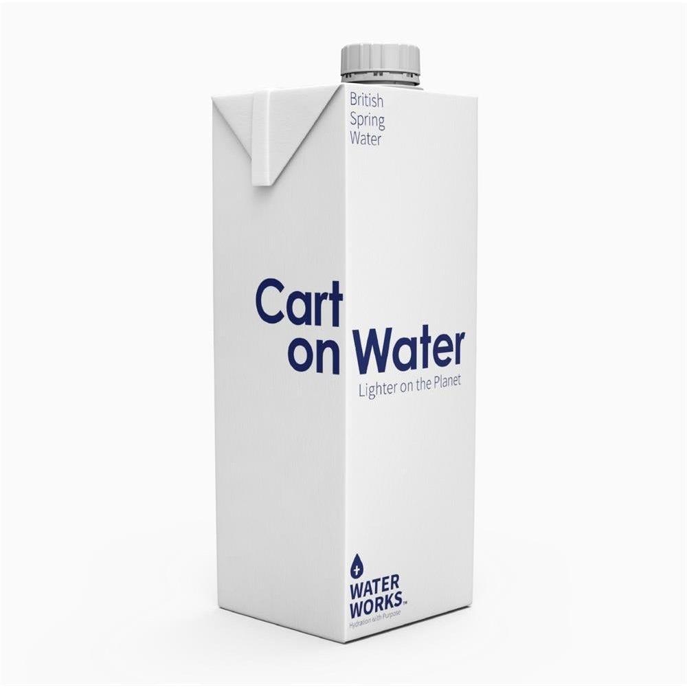 Carton Water 1Ltr - Still British Spring Water