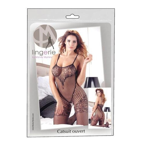 Catsuit Mesh With Open Crotch