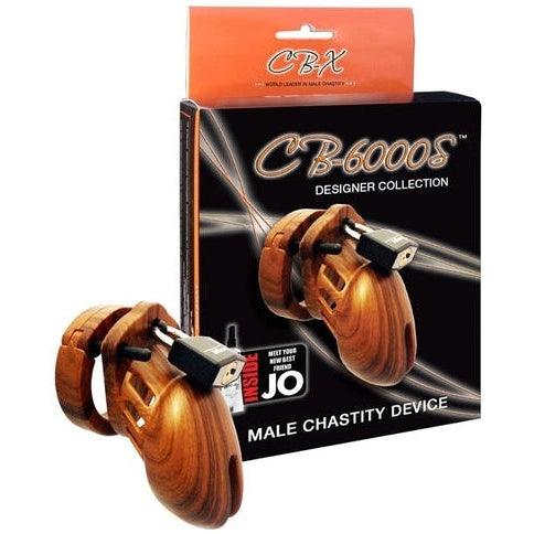 Chastity Cage Wood Look