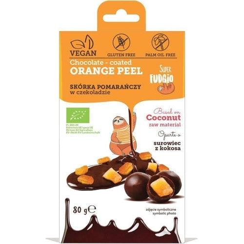 Chocolate Coated Orange Peel Organic & Vegan 80g