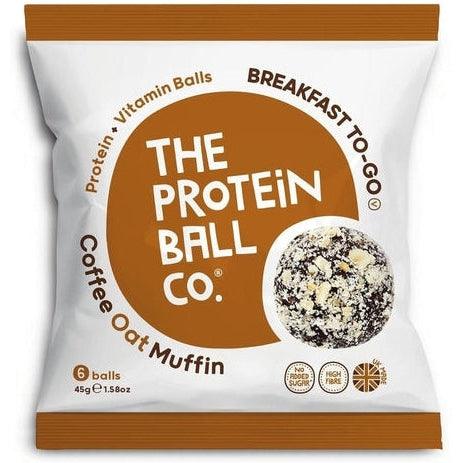 Coffee Oat Muffin Protein Balls