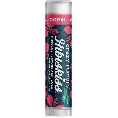 Coral Hibiskiss 100% natural tinted vegan lip balm 4ml