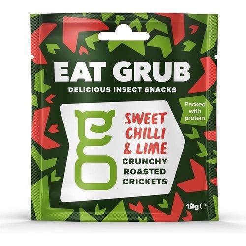 Crunchy Roasted Crickets - Sweet Chilli & Lime (12g)