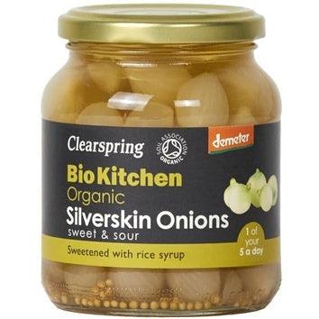 Demeter Organic Silverskin Onions (Sweet & Sour) 6x340g