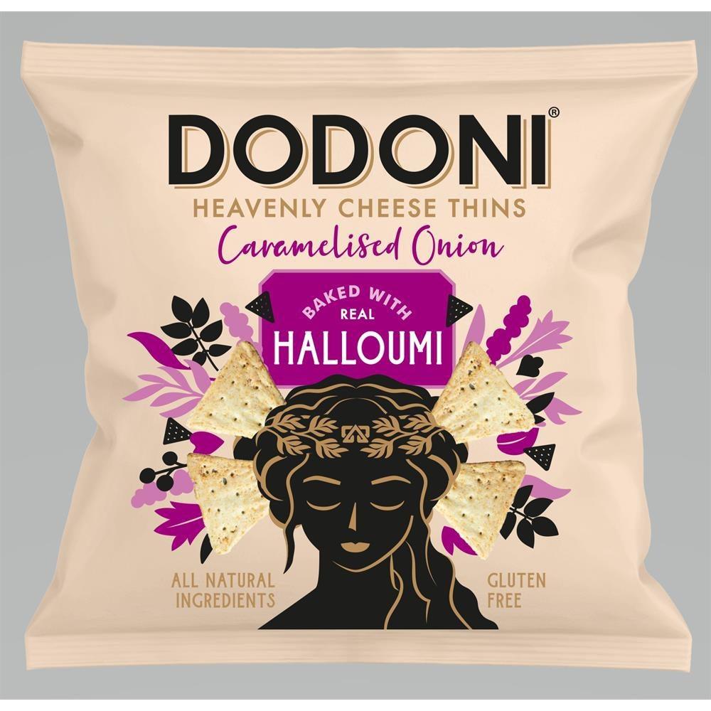 Dodoni Halloumi Caramelized Onion Thins 22g