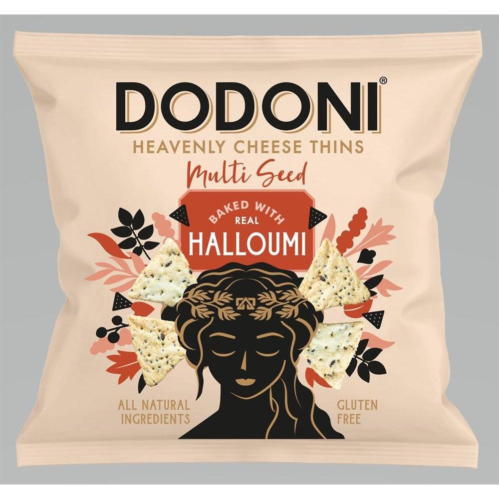 Dodoni Halloumi Mix Seed cheese thins 80g