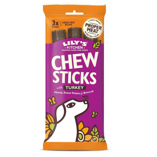 Dog Chew Sticks with Beef Potato Coconut & Turmeric 120g