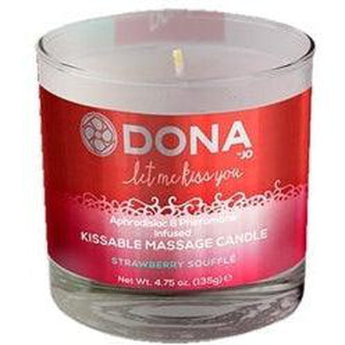 Dona Kissable Massage Candle Strawberry