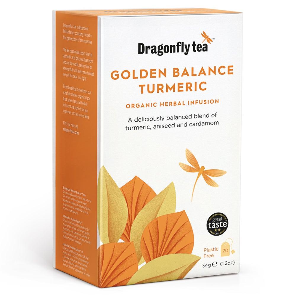 Dragonfly Organic Golden Balance Turmeric Tea