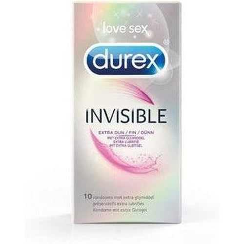 Durex Invisible Extra Lubricated - 10 pieces