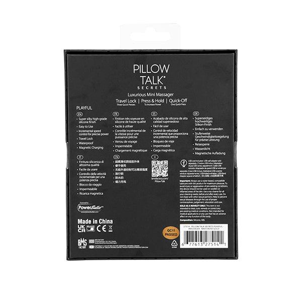 Pillow Talk - Secrets Playful Clitoral Vibrator Blue