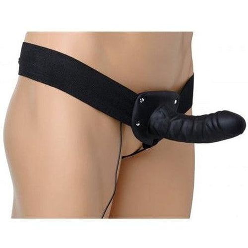 Erection-supporting Vibrating Strap-on
