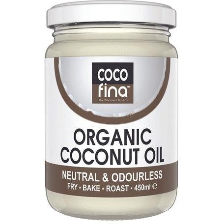 Everyday Organic Neutral Coconut Oil 450ml Glass Jar
