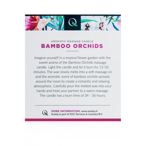 Exotiq Massage Candle Bamboo Orchids - 200g