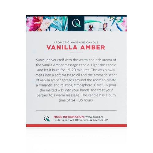 Exotiq Massage Candle Vanilla Amber - 200g
