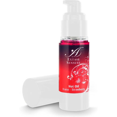 Extase Sensuel - Hot Oil Strawberry 30 ml
