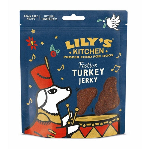 Festive Turkey Jerky Treats for Dogs 70g