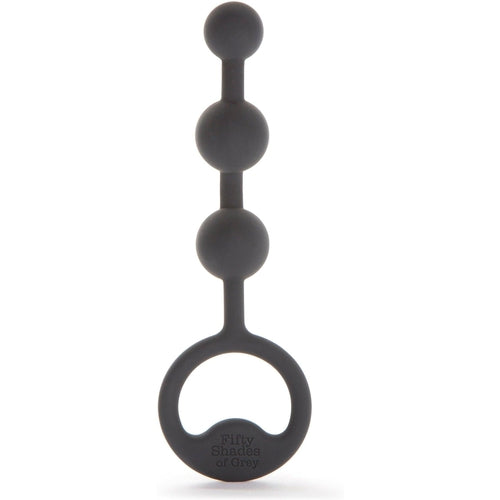 Fifty Shades of Grey - Silicone Anal Beads Black
