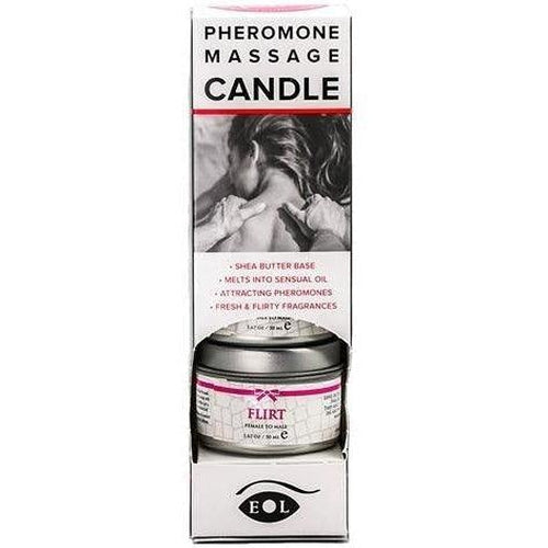 Flirt Pheromones Massage Candles Woman/Man - 4 x 50 ml