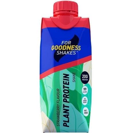 For Goodness Shakes Plant Protein Strawberry 330ml