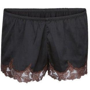 French Knickers - Black/Brown