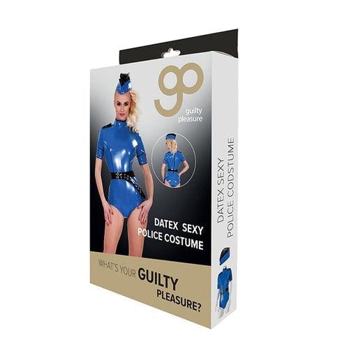 GP Datex Sexy Police Costume Blue