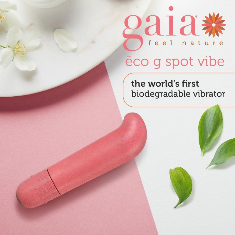 Gaia Eco G-spot Vibrator - Coral
