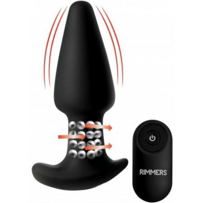 Gyro-R Vibrating Rimming Prostate Plug With Remote Control
