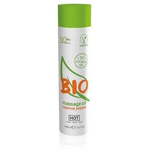 HOT BIO Massage Oil Cayenne Pepper - 100 ml