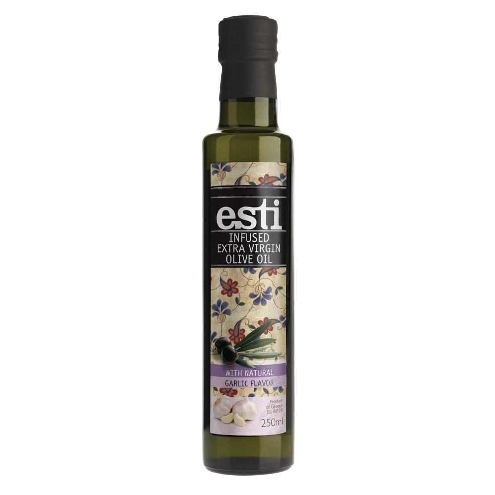 Infused Extra Virgin Olive Oil with Natural Garlic Flavour 250ml