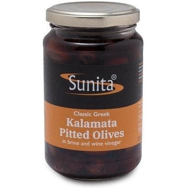 Kalamata Pitted Olives w/Olive Oil + Vinegar 340g
