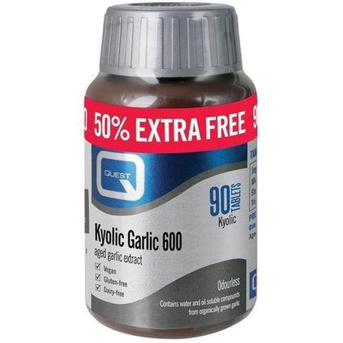 Kyolic Garlic 600mg Extra Fill 60 + 30 Tablets