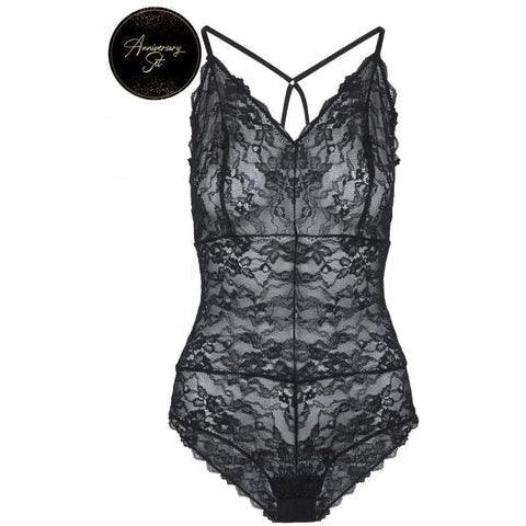 Lace Body With Crossed Straps