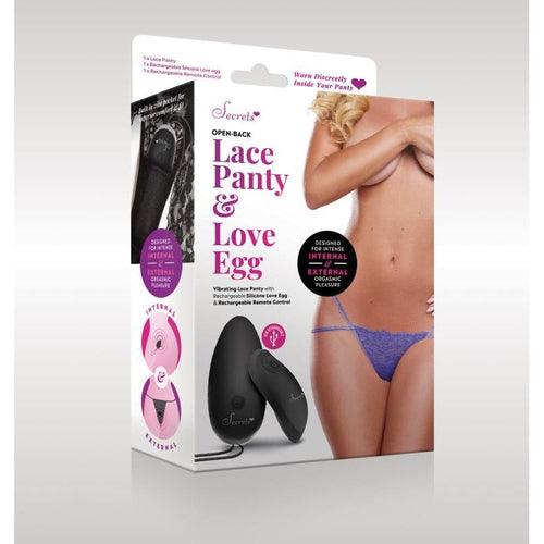 Lace Panties With Vibrating Bullet And Remote Control
