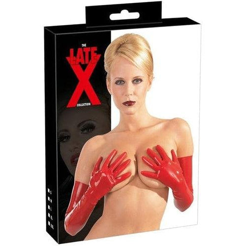 Latex Gloves red