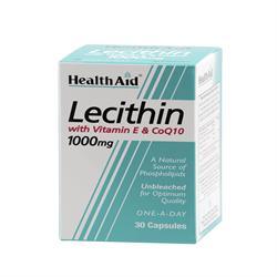 Lecithin 1000mg + Natural Vitamin E 45iu + CoQ 10 10mg Capsules 3