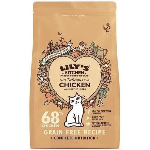 Lily's Kitchen Delicious Chicken Dry Food for Cats 800g
