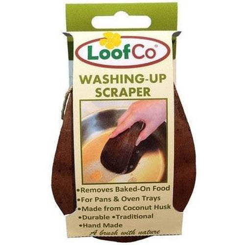 LoofCo Washing-Up Scraper coconut husk pan cleaner plastic free
