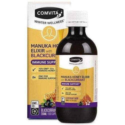 Manuka Honey & Blackcurrant Elixir 200ml