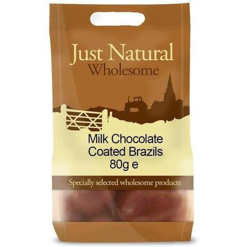 Milk Chocolate Coated Brazils 80g