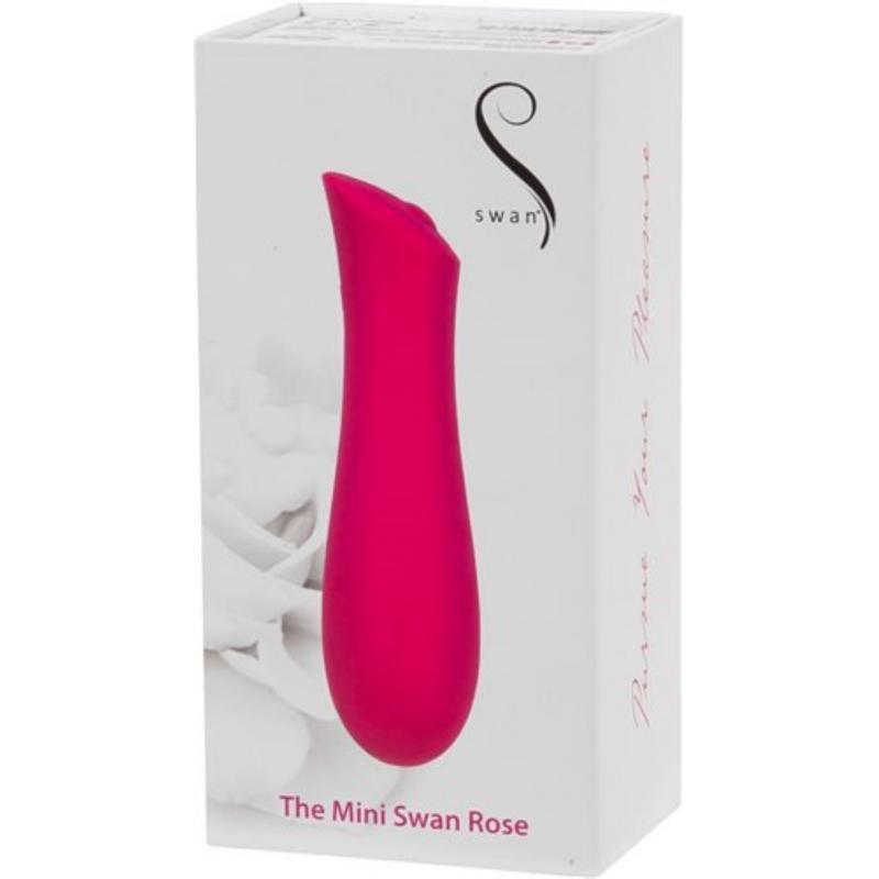 Mini Swan Rose Vibrator - Pink