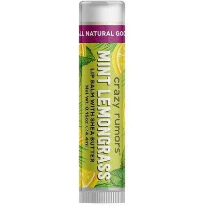 Mint Lemongrass flavoured 100% natural vegan lip balm 4ml