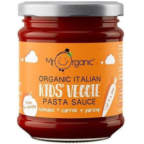 Mr Organic Kids Pasta Sauce - Tomato Carrot Parsnip (6x200g)