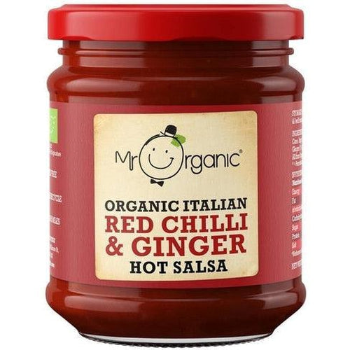 Mr Organic Red Chilli & Ginger Hot Salsa 200g